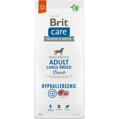 Brit Care Hypoallergenic Adult Large Breed Lamb & Rice 12 kg barība suņiem