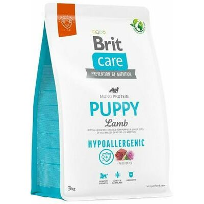 Brit Care HP Valp Lamm & Ris Torrfoder för Hund 3kg