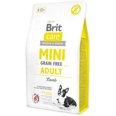 Brit Care Mini Vuxen Lamm Torrfoder för Hund 2 kg