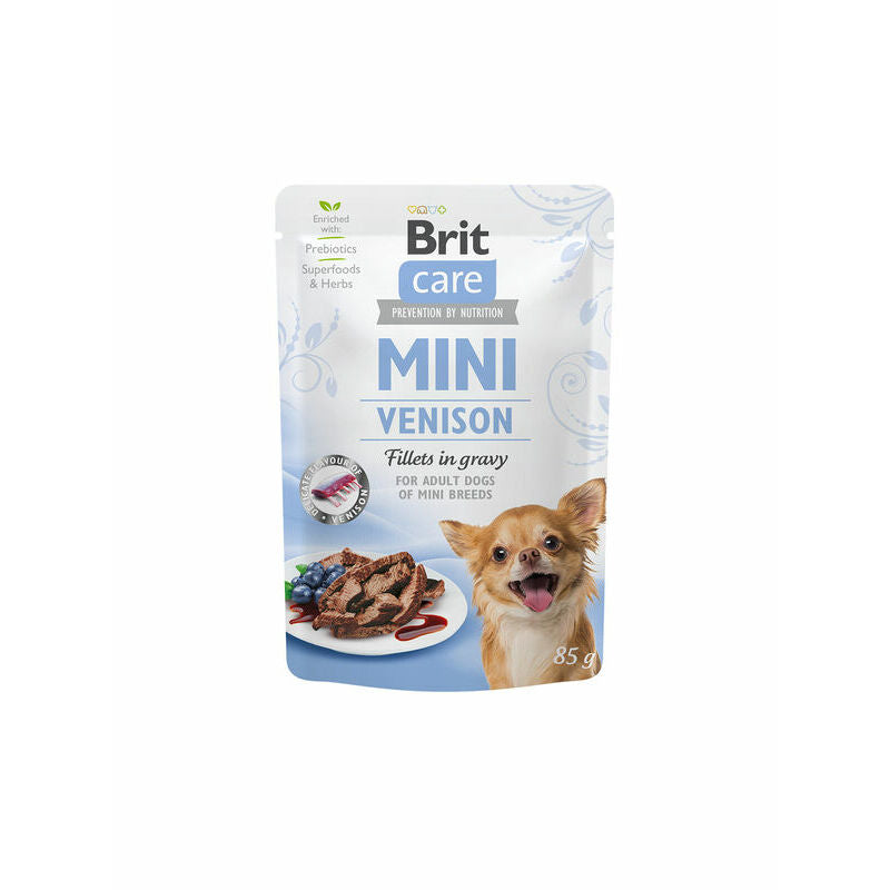 Brit Care Mini Wet Dog Food With Venison fillets in gravy, 85 g