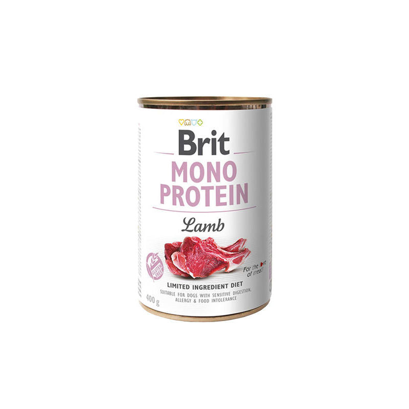 Brit Mono Protein Wet Dog Food With Lamb 400g