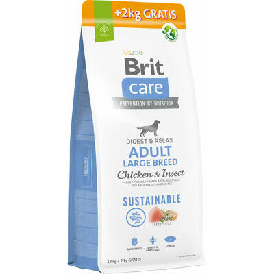 Brit Care SS Adult Large Breed Chicken & Insect 12 kg + 2 kg