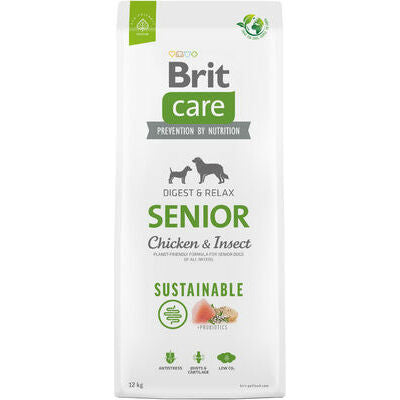Brit Care SS Senior Chicken&Insect Dry Dog Food 12kg