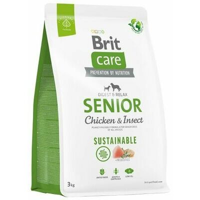 Brit Care SS Senior Chicken&Insect Dry Dog Food 3kg
