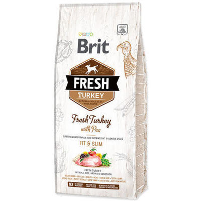 Brit Fresh Turkey with Pea Light Fit & Slim 2,5 kg barība suņiem