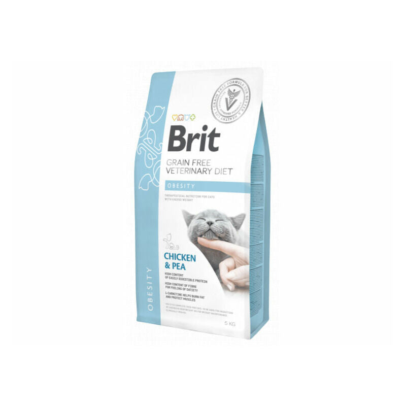 Brit GF Veterinary Diets Cat Obesity Dry Cat Food With Chicken, 5kg