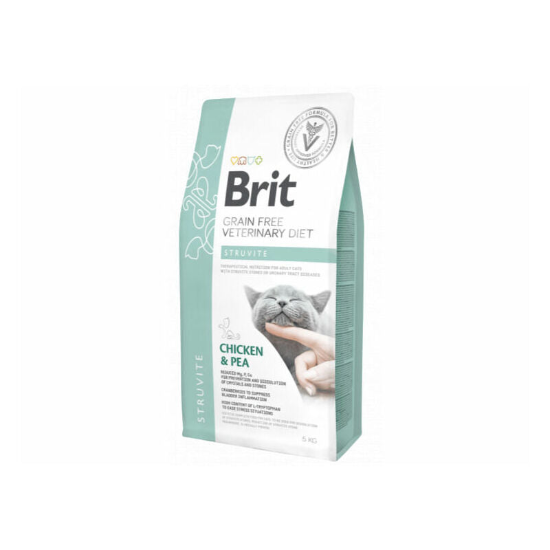 Brit GF Veterinary Diets Cat Struvite Dry Cat Food With Chicken, 5kg