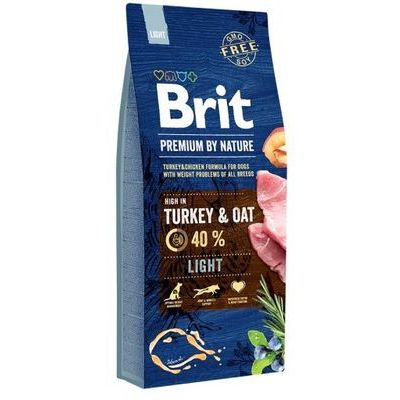 BRIT PREMIUM By Natur Light Dry Dog Food 15 kg