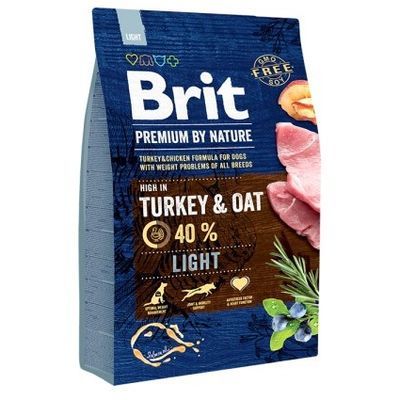 BRIT PREMIUM By Natur Light 3 kg barība suņiem