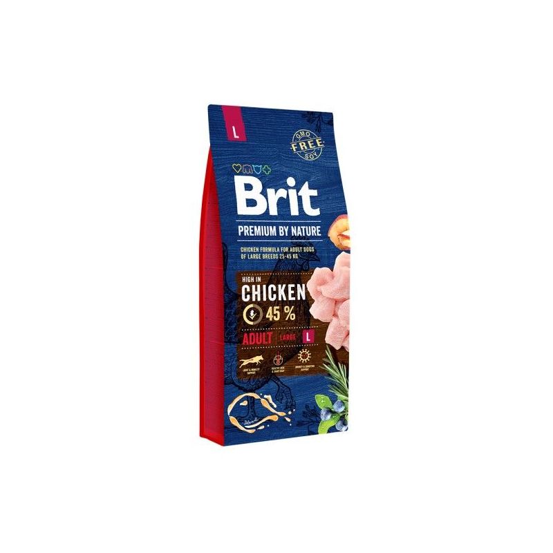 BRIT PREMIUM By Nature Adult L 15 kg barība suņiem