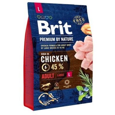 BRIT PREMIUM By Nature Adult L Dry Dog Food 3 kg