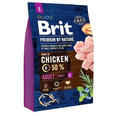 BRIT PREMIUM By Nature Adult S Dry Dog Food 3 kg