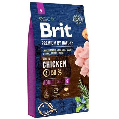 BRIT PREMIUM By Nature Adult S Dry Dog Food 8 kg