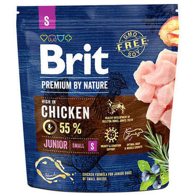 BRIT PREMIUM By Nature Junior S 1 kg barība kucēniem