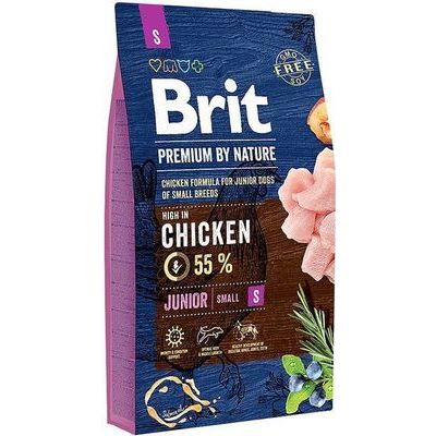 BRIT PREMIUM By Nature Junior S Dry Dog Food 8 kg