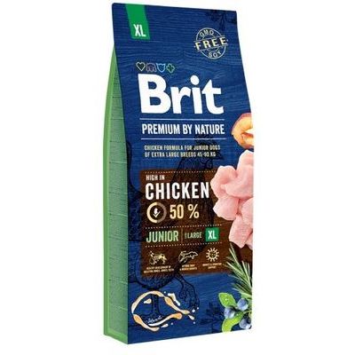 BRIT PREMIUM By Nature Junior XL Dry Dog Food 15 kg