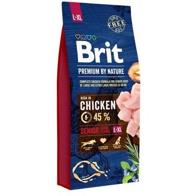 BRIT PREMIUM By Nature Senior L/XL 15 kg barība suņiem