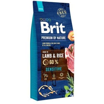 BRIT PREMIUM By Nature Sensitive Lamb 15 kg barība suņiem