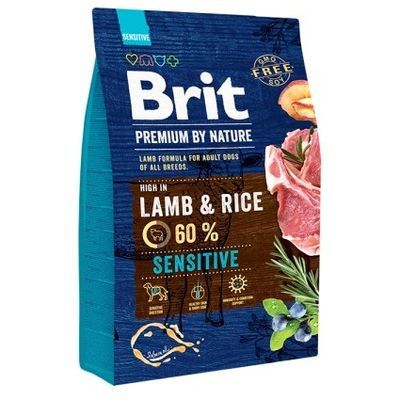 BRIT PREMIUM By Nature Sensitive Lamb 3 kg barība suņiem