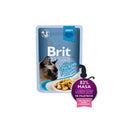 Load image into Gallery viewer, Brit Premium Cat Delicate Fillets in Gravy with Beef, Wet Cat Food, 85g
