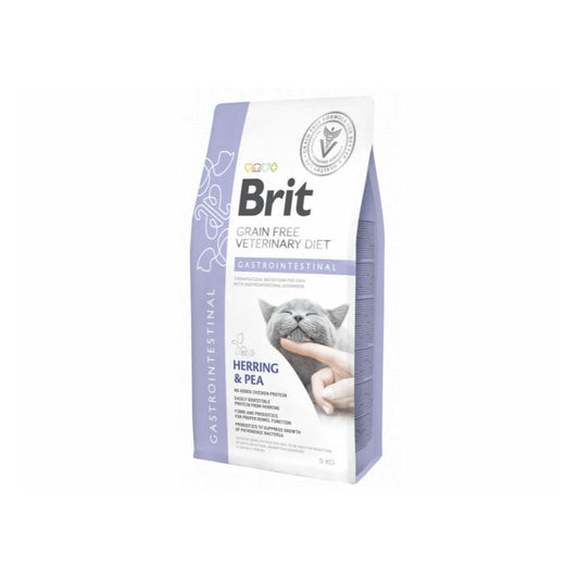 Brit GF Veterinary Diets Cat Gastrointestinal Dry Cat Food With Herring, 5kg