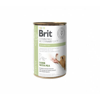 Brit Veterinary Diets Grain Free Dog Diabetes Wet Dog Food, 400g