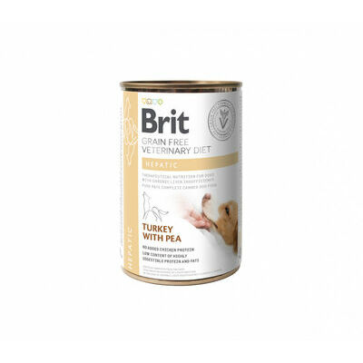 Brit Veterinary Diets Grain Free Dog Hepatic Wet Dog Food, 400g