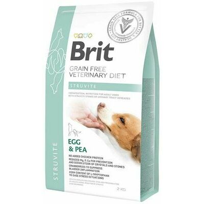 Brit Veterinary Diets Grain Free Dog Struvite Sausā Barība Suņiem, 2kg