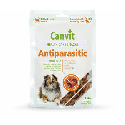 Canvit Hälsovård Snack Antiparasitisk 200 g
