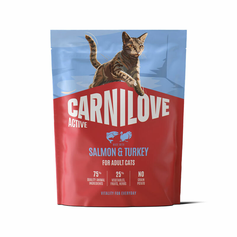 CARNILOVE Lax & Kalkon för Kattungar 0,4 kg