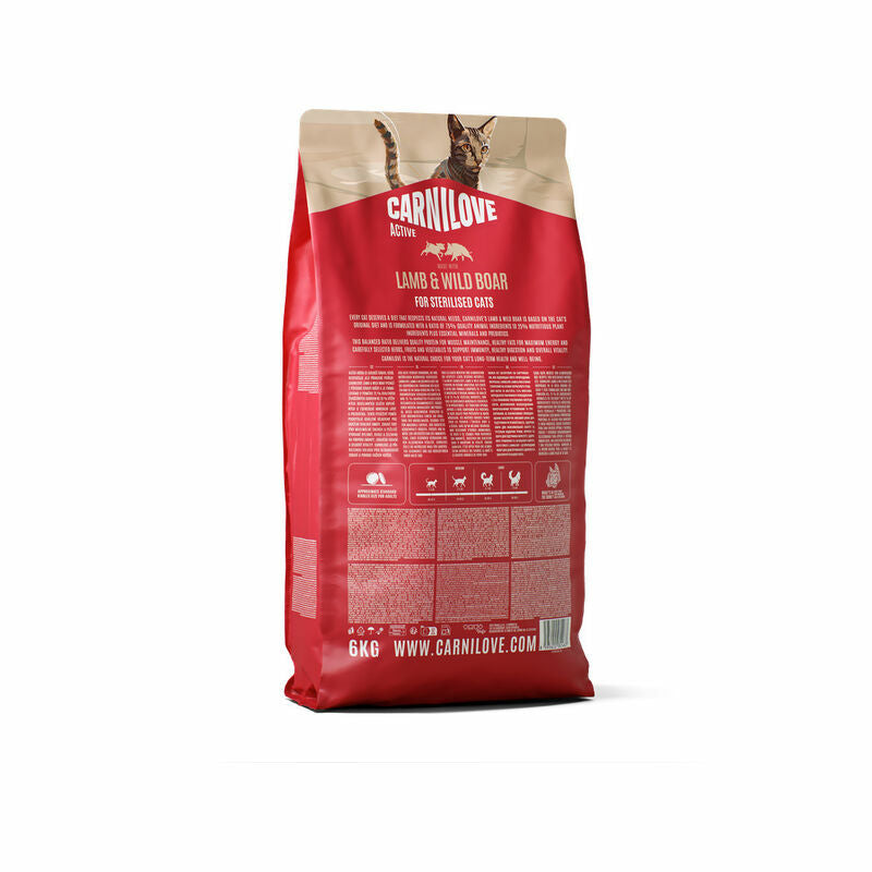 CARNILOVE Anka & Kalkon Stora Kattraser 2kg