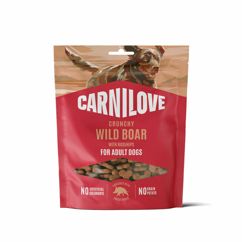 CARNILOVE Hundgodis Vildsvin med nypon och färskt kött 200g