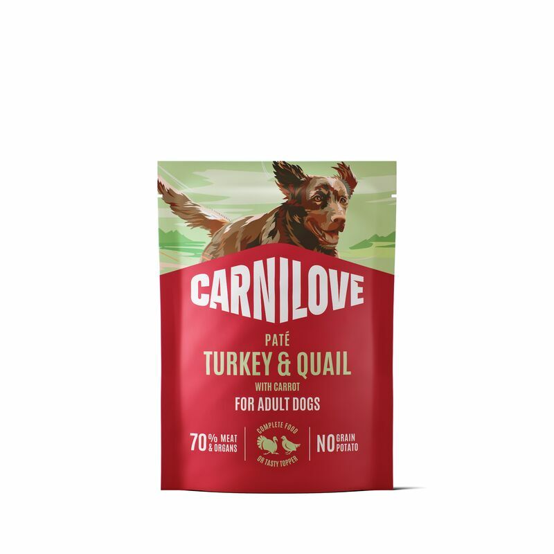 Carnilove Pate Turkey & Quail with Carrot Wet Dog Food, 300 g