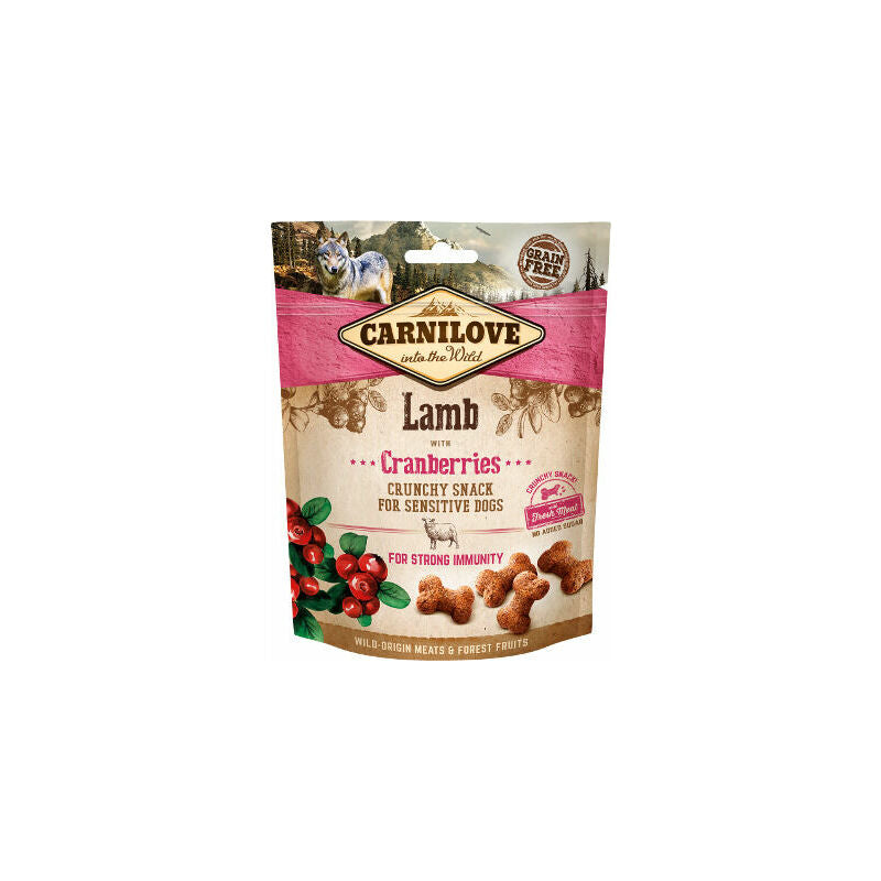 CARNILOVE Dog Lamb with Cranberries Dog Treats, 200 g