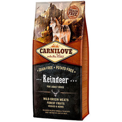 CARNILOVE Reindeer for Adult Dry Dog Food 12 kg