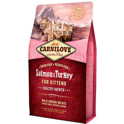 CARNILOVE Salmon & Turkey for Kittens 2kg