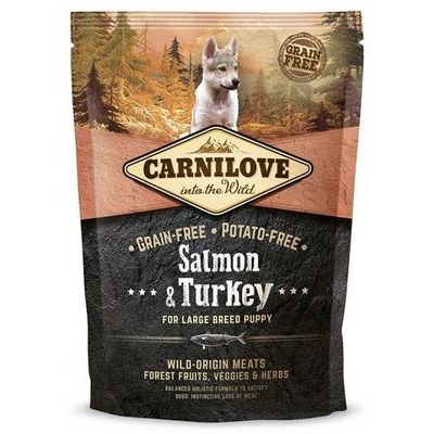 CARNILOVE Salmon & Turkey Large Breed Puppy 1,5 kg