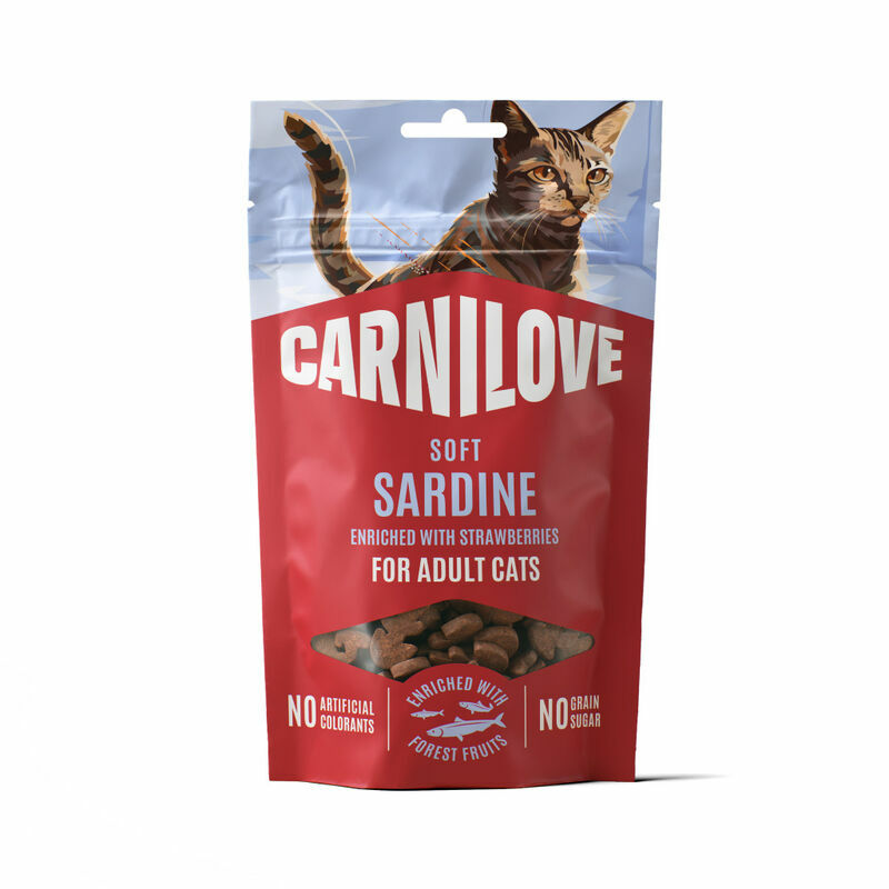 Carnilove Cat Snack Sardine enriched with Parsley 50g