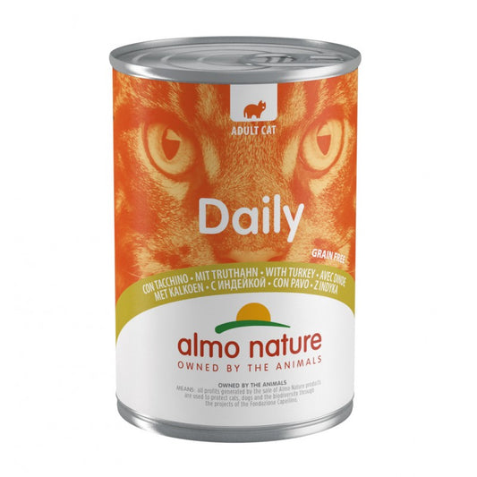 Almo Nature DAILY Pate For Adult Cat With Turkey, 400g