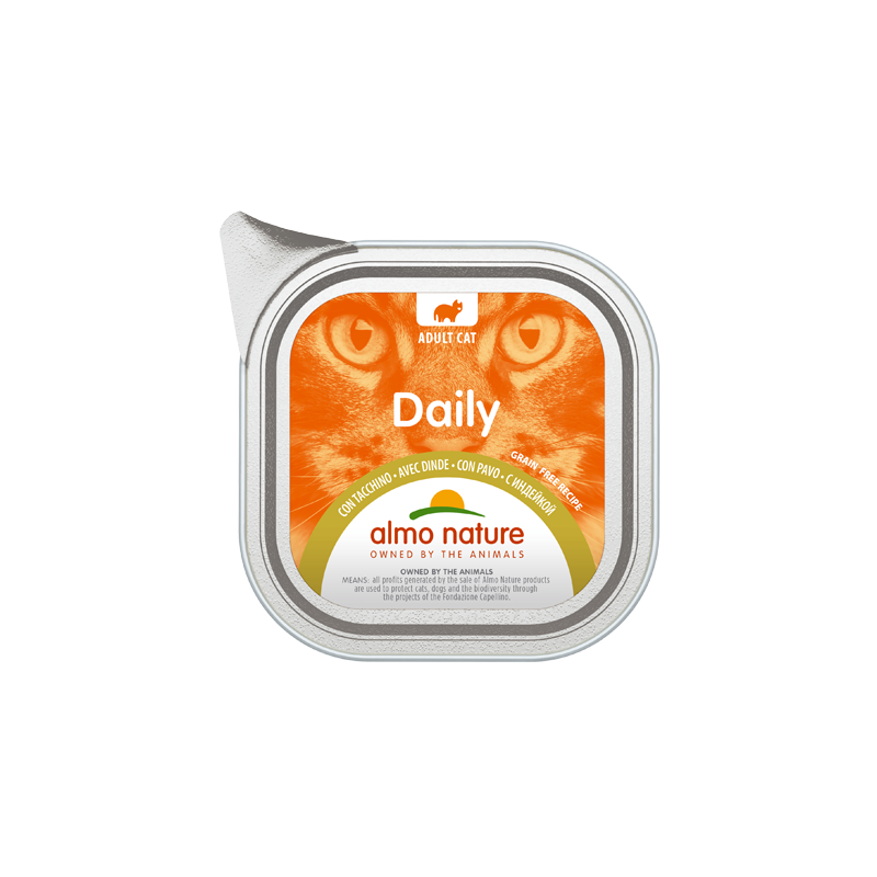 Almo Nature DAILY Pate For Adult Cat With Turkey, 100g