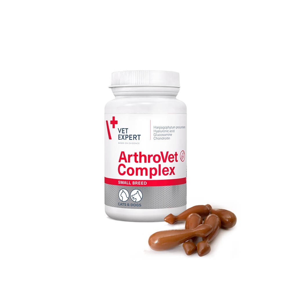 Vet Expert ArthroVet Complex Kapseln für kleine Hunderassen & Katzen, N60