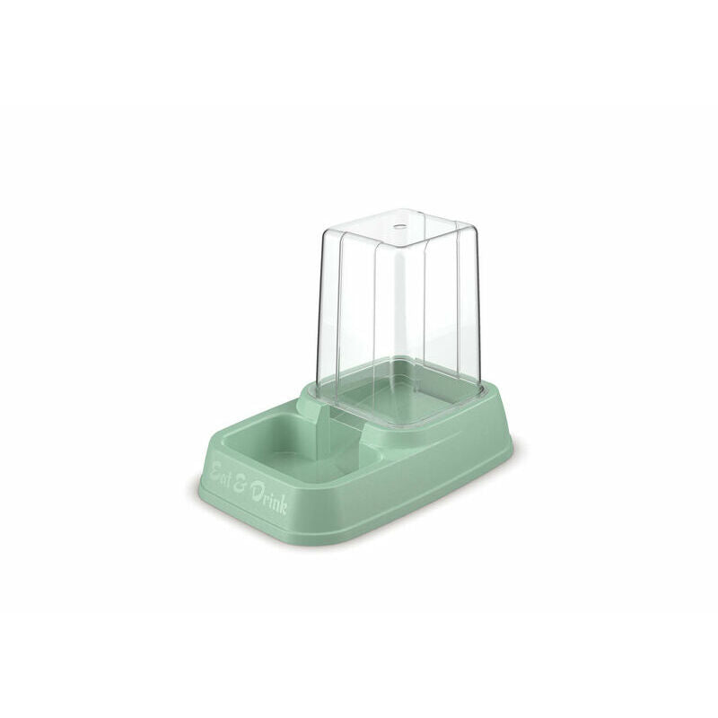 Halkfri mat-/vattendispenser Ät & Drick, mått 33.5 x 20 x 27.5 cm, kapacitet 3.7 liter
