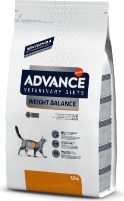 Advance Vet Cat Weight Balance Sausā kaķu barība ķermeņa svara samazināšanai, 1.5kg