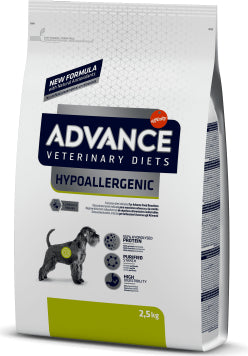 Advance Vet Dog Hypoallergenic Sausā suņu barība alerģiju gadījumos, 2.5kg