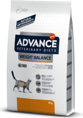 Advance Vet Cat Weight Balance Sausā kaķu barība ķermeņa svara samazināšanai, 8kg