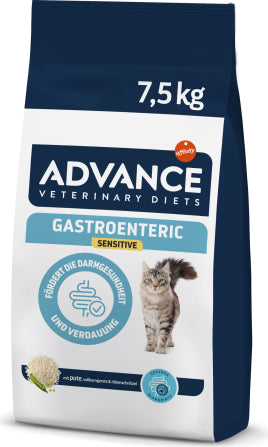 Advance Vet Chat Gastroentérique Sensible Nourriture Sèche Pour Chat Avec Dinde, 7,5kg