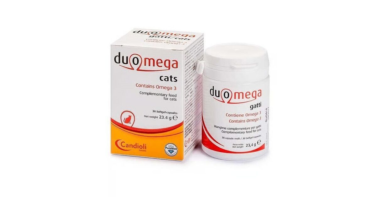 Candioli Duomega Cat 500mg N30 Papildbarība kaķiem