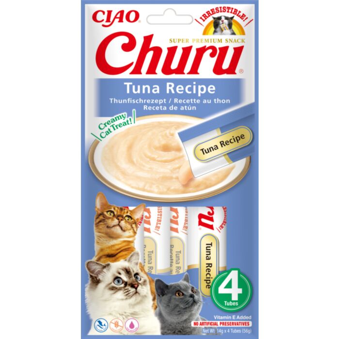 Churu Puree Cat Tuna 14GX4 N12 Taste Toppers