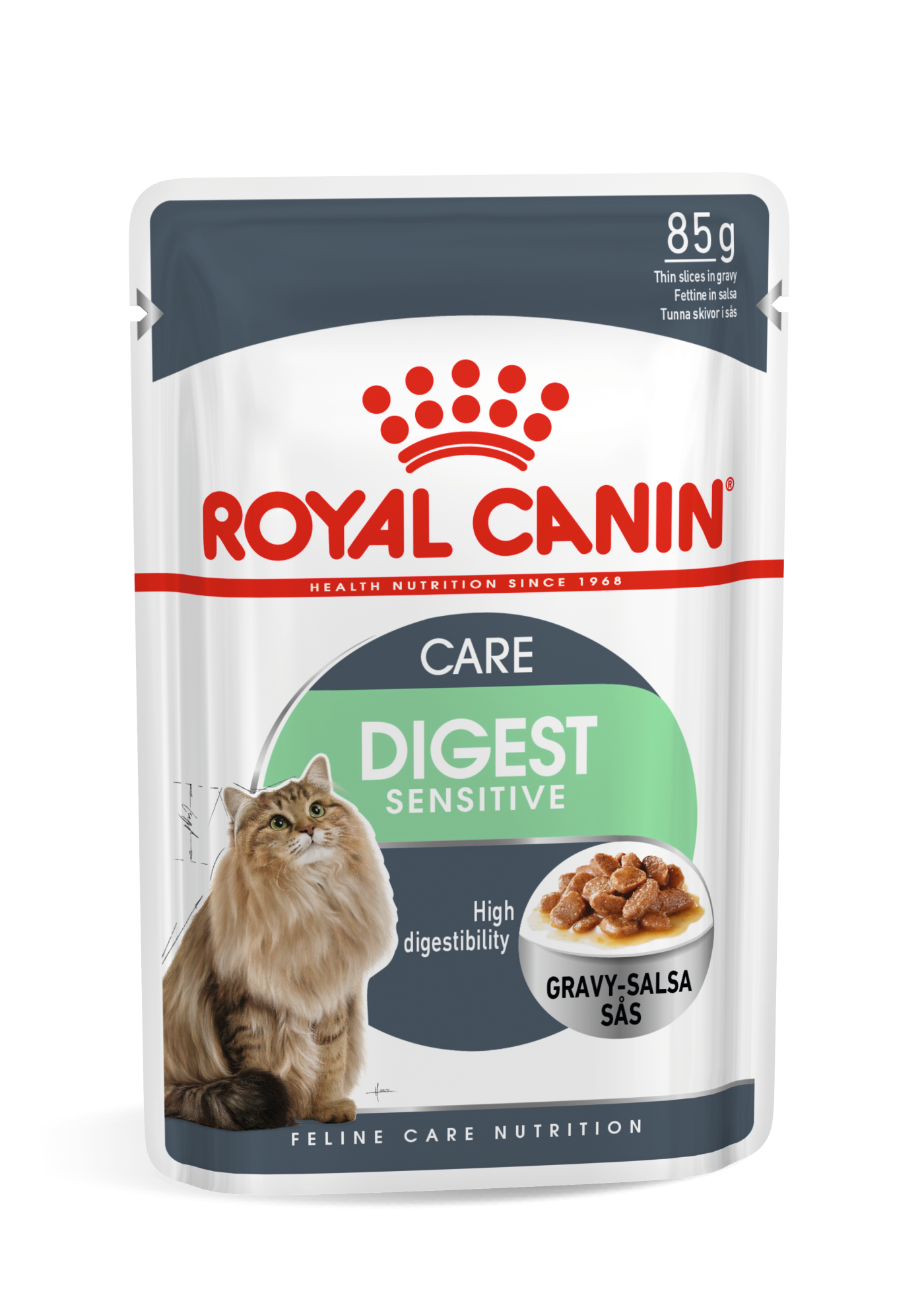 ROYAL CANIN® Digest Sensitive Gravy, Mitrā barība kaķiem gremošanas veselībai, 85g