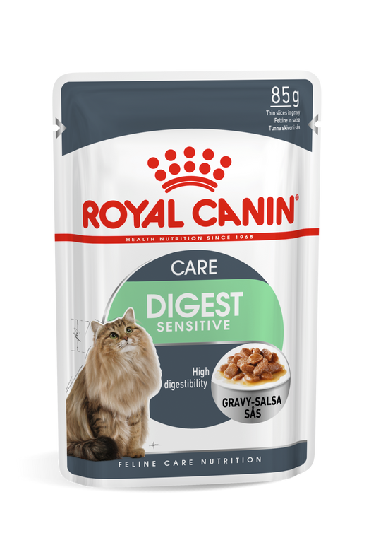 ROYAL CANIN® Digest Sensitive Gravy, Mitrā barība kaķiem gremošanas veselībai, 85g